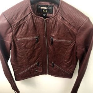 Bernardo Leather 4-Pocket Jacket